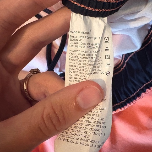 💕 2 For $10 Nautica Men’s Coral Swim Trunks Size Large - Picture 5 of 7